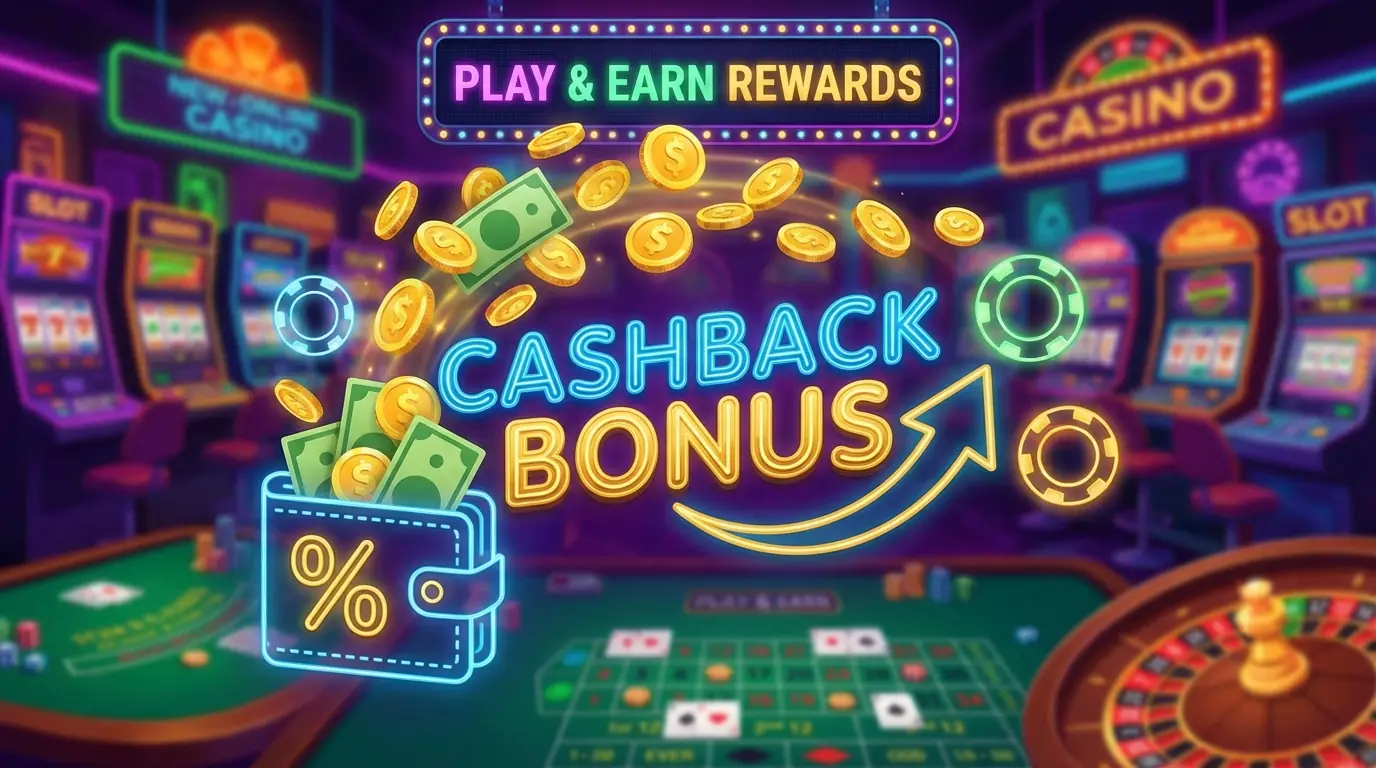 Just Spin casino cashback bonus