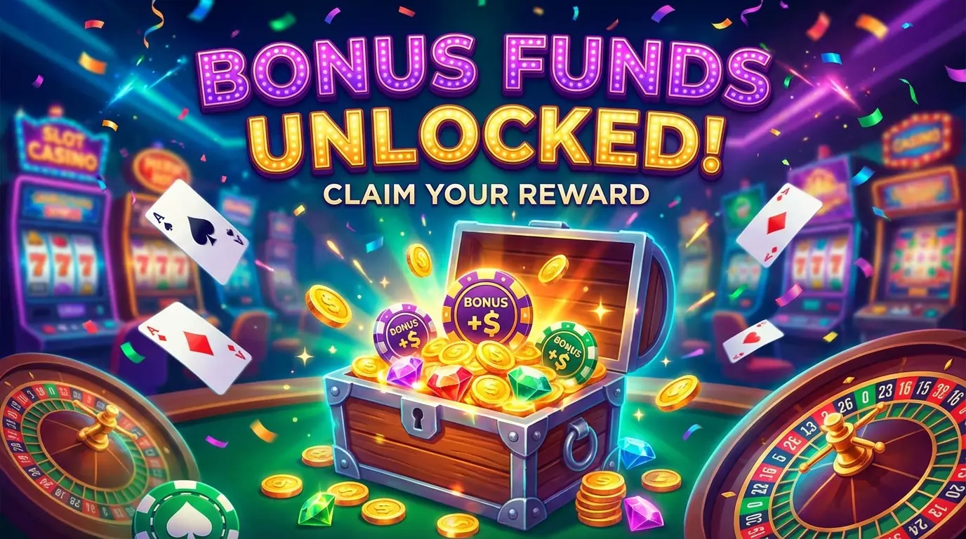 Just Spin casino bonus funds